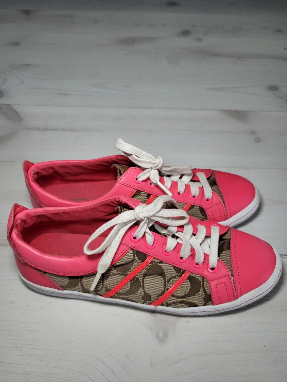 Coach Sneakers Signature Logo Low-Top Preppy Spring Summer.